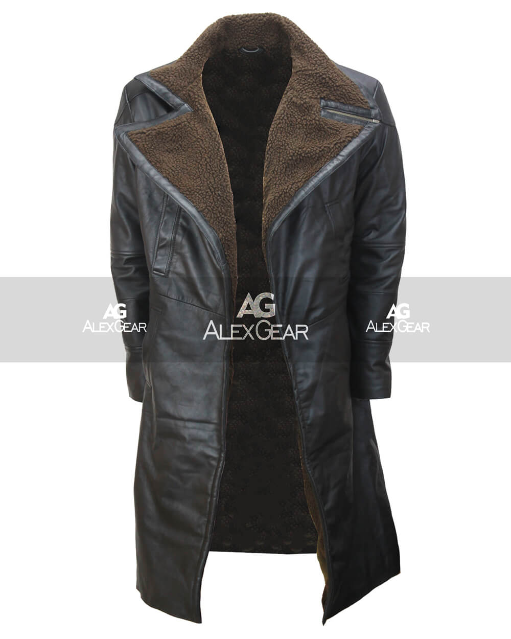 Blade Runner 2049 Ryan Gosling Coat | Majestic Leather — back view | Majestic Leather UK