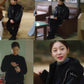 Women Biker - Business Proposal Jin Young-Seo Shearling Leather Jacket — product detail | Majestic Leather UK
