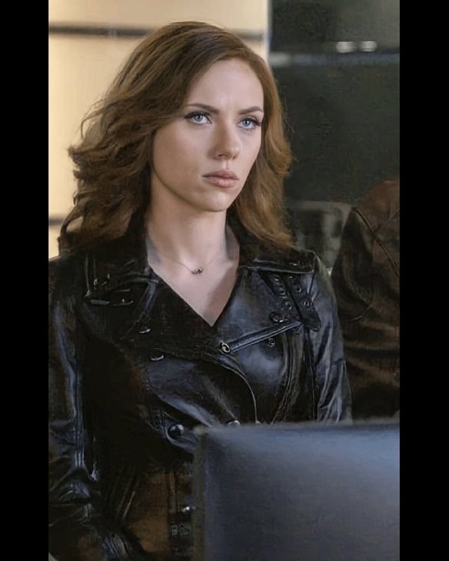 Women Biker - Captain America: Civil War Black Widow Biker Leather Jacket — sleeve detail | Majestic Leather UK