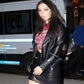 Women Biker - Charli xcx Biker Leather Jacket — collar detail | Majestic Leather UK
