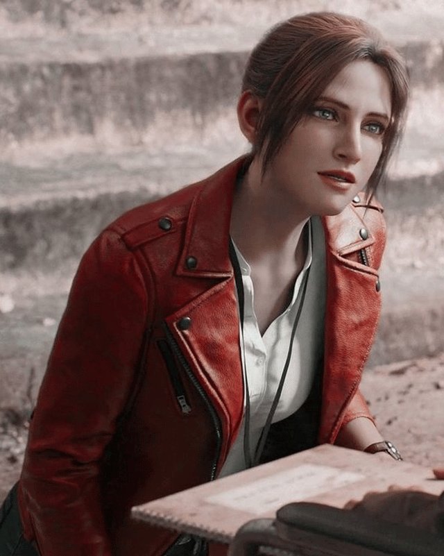 Women Biker - Resident Evil: Infinite Darkness Claire Redfield Biker Jacket — sleeve detail | Majestic Leather UK