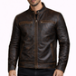 Majestic Leather - New Contraband Mark Wahlberg's Mens Slim Fit REAL Cow Hide Leather Jacket-BNWT (Copy) Majestic Leather