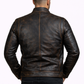 Men's New Contraband Diamond Distressed Black Vintage Look Biker Leather Jacket Majestic Leather