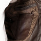 Vintage Brown Bomber Leather Jacket | Majestic Leather — collar detail | Majestic Leather UK