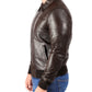 Vintage Brown Bomber Leather Jacket | Majestic Leather — interior lining | Majestic Leather UK