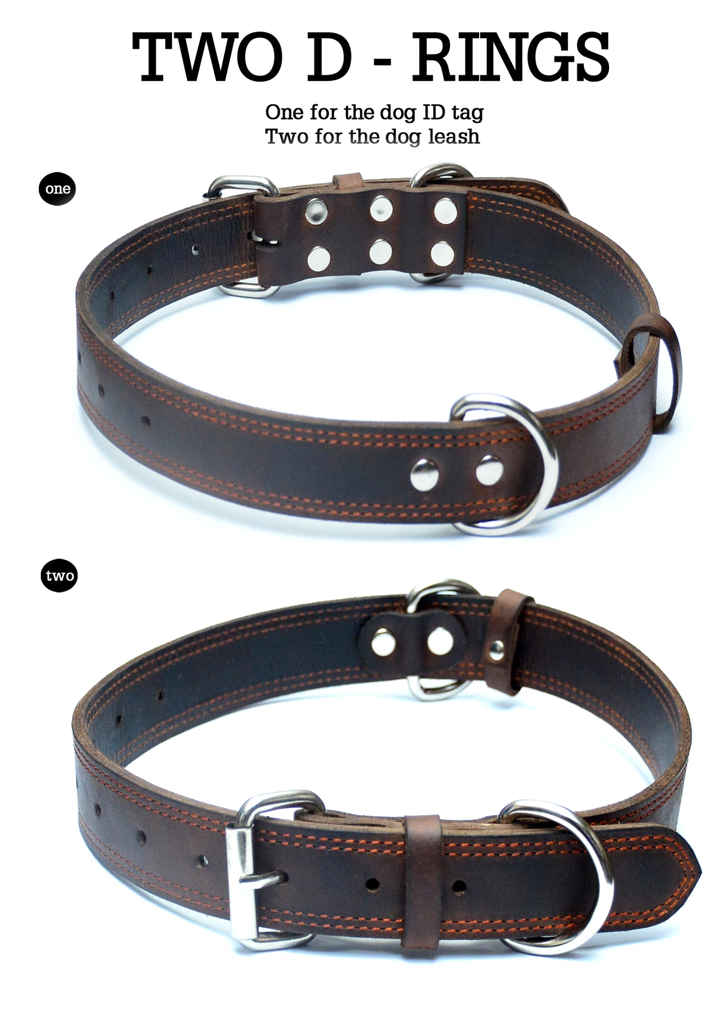 Dog Collar Majestic Leather