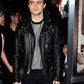 Daniel Radcliffe Biker Leather Jacket | Majestic Leather — collar detail | Majestic Leather UK