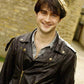 Daniel Radcliffe Black Biker Jacket | Majestic Leather — side profile | Majestic Leather UK