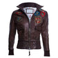 Womens Bomber Jacket — front view | Majestic Leather UK