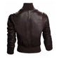Womens Bomber Jacket — back view | Majestic Leather UK