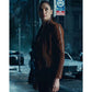Women's Diana Prince Biker Genuine Leather Jacket | Majestic Leather — front view | Majestic Leather UK