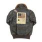 Men's G-1 Flight Bomber — back view | Majestic Leather UK