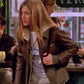 Women Biker - Friends S06 Rachel Green Brown Leather Jacket — back view | Majestic Leather UK