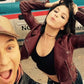 Women Biker - Selena Gomez Fundamentals of Caring Maroon Leather Jacket — product detail | Majestic Leather UK