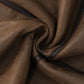 Mens Brown Biker Real Leather Jacket Fur Lining | Majestic Leather — collar detail | Majestic Leather UK