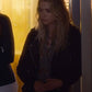 Women Biker - Pretty Little Liars Hanna Marin Suede Biker Jacket — collar detail | Majestic Leather UK