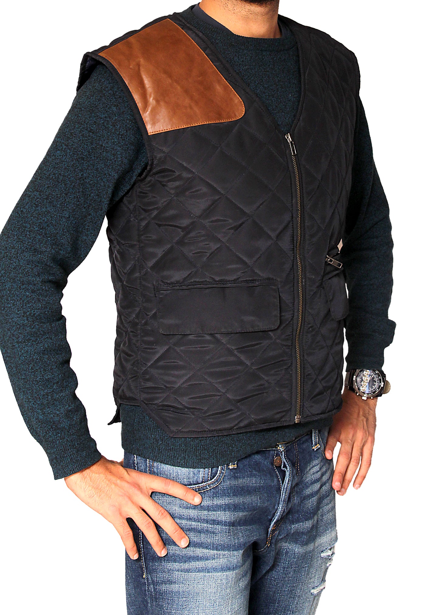 Walking Dead David Morrissey (Governor) Quilted | Majestic Leather Majestic Leather