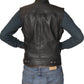Walking Dead David Morrissey (Governor) Quilted Vest | Majestic Leather Majestic Leather