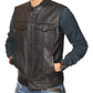Walking Dead David Morrissey (Governor) Quilted Vest | Majestic Leather Majestic Leather