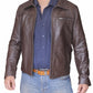 Men's Inception Cobb Leonardo DiCaprio Leather Jacket | Majestic Leather Majestic Leather