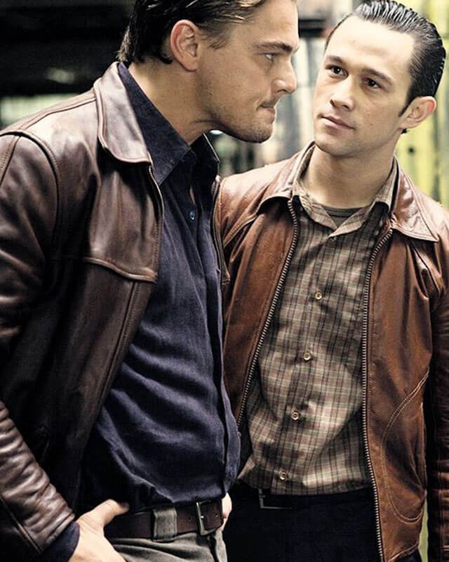 Inception Leonardo DiCaprio Leather Jacket | Majestic Leather — side profile | Majestic Leather UK