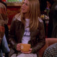 Women Biker - Friends S06 Rachel Green Brown Leather Jacket — front view | Majestic Leather UK