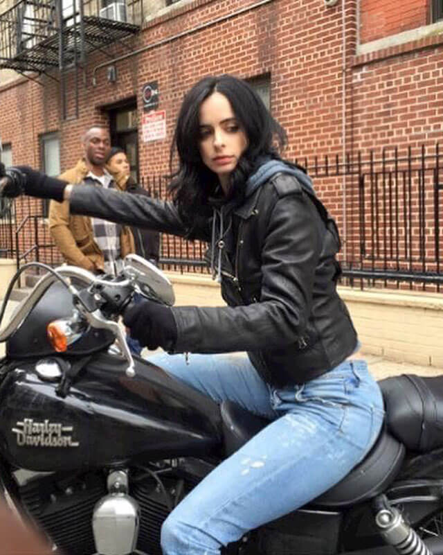 Women Biker - Jessica Jones Biker Leather Jacket — interior lining | Majestic Leather UK