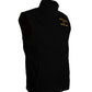 Yellowstone Dutton Ranch Black Vest | Majestic Leather — side profile | Majestic Leather UK