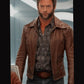 Wolverine Logan Brown Leather Jacket | Majestic Leather — side profile | Majestic Leather UK