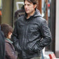 MI Ghost Protocol Tom Cruise Leather Jacket — collar detail | Majestic Leather UK