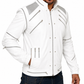 Majestic Leather Michael Jackson White Beat It Leather Jacket Majestic Leather