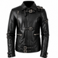 Men's Michael Jackson New Movie Black Bad Leather — front view | Majestic Leather UK
