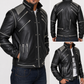 Majestic Leather - Michael Jackson Beat it "MJ Beat it" Real Leather Jacket with real metal mesh Majestic Leather