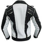 Men's Michael Jackson Biker Leather Jacket Black — side profile | Majestic Leather UK