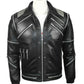 Michael Jackson Red Aviator Leather Jacket | Majestic Leather — front view | Majestic Leather UK