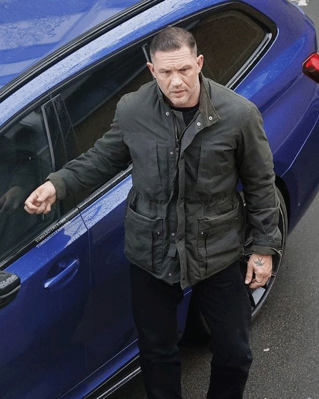 MobLand Tom Hardy Black Jacket | Majestic Leather — product detail | Majestic Leather UK