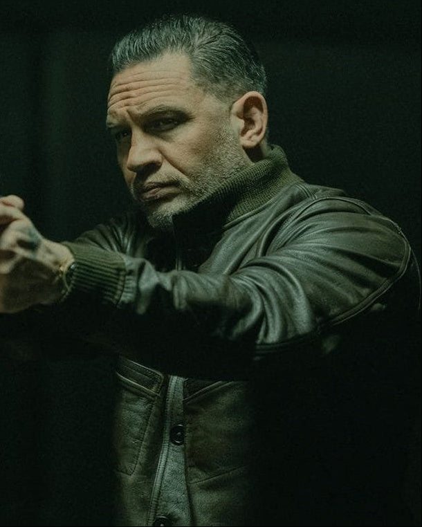 MobLand Tom Hardy Leather Jacket | Majestic Leather — side profile | Majestic Leather UK