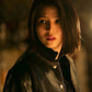 Women Biker - My Name Han So-Hee Leather Jacket — sleeve detail | Majestic Leather UK
