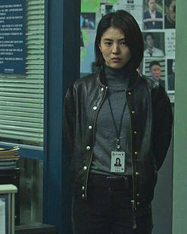Women Biker - My Name Han So-Hee Leather Jacket — product detail | Majestic Leather UK