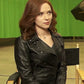 Women Biker - Captain America: Civil War Black Widow Biker Leather Jacket — front view | Majestic Leather UK