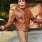 Once Upon a Time in Hollywood Leonardo DiCaprio Leather Jacket | Majestic Leather — side profile | Majestic Leather UK