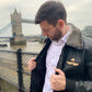 Aviator Bomber Fur Collar Leather Jacket | Majestic Leather — collar detail | Majestic Leather UK