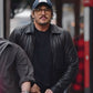 Pedro Pascal Black Leather Jacket | Majestic Leather — side profile | Majestic Leather UK