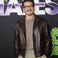 Pedro Pascal Dark Brown Leather Jacket | Majestic Leather — side profile | Majestic Leather UK