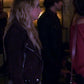 Women Biker - Pretty Little Liars Hanna Marin Suede Biker Jacket — side profile | Majestic Leather UK