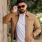 RLP Biker Baige Brown Leather Jacket | Majestic Leather — interior lining | Majestic Leather UK