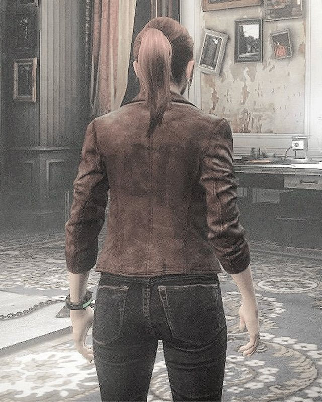 Women Biker - Resident Evil: Infinite Darkness Claire Redfield Biker Jacket — product detail | Majestic Leather UK