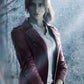 Women Biker - Resident Evil: Infinite Darkness Claire Redfield Biker Jacket — back view | Majestic Leather UK