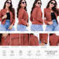 Women's Rust Brown Distressed Moto Style Zip-Up Leather Biker Jacket| Majestic Leather Majestic Leather