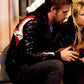 Women Biker - Blue Valentine Ryan Gosling Cropped Jacket — back view | Majestic Leather UK